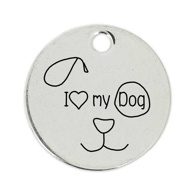 medalla i love my dog